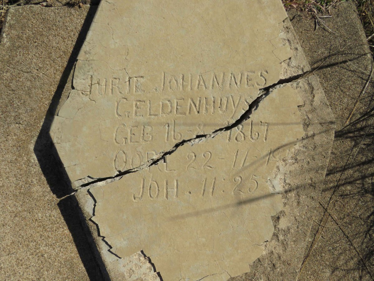 GELDENHUYS Jurie Johannes 1867-19?