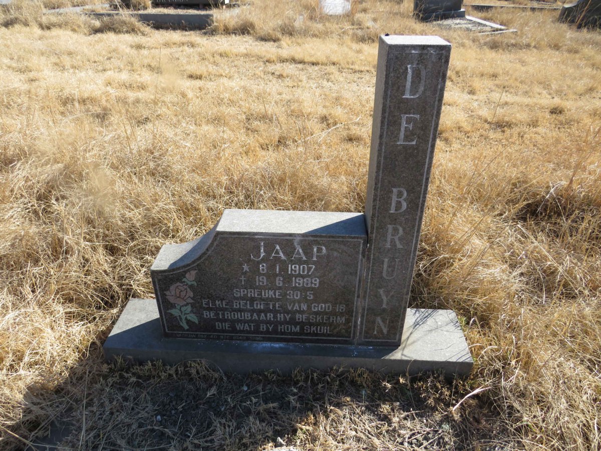 BRUYN Jaap, de 1907-1989