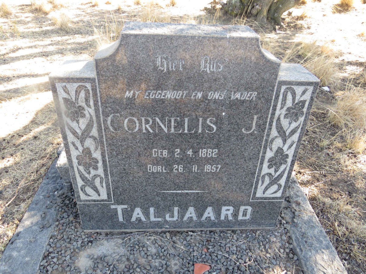 TALJAARD Cornelis J. 1882-1957