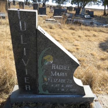 OLIVIER Rachel Maria Elizabeth 1922-1994