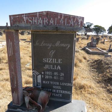 TSABALALA Sizile Julia 1955-2019