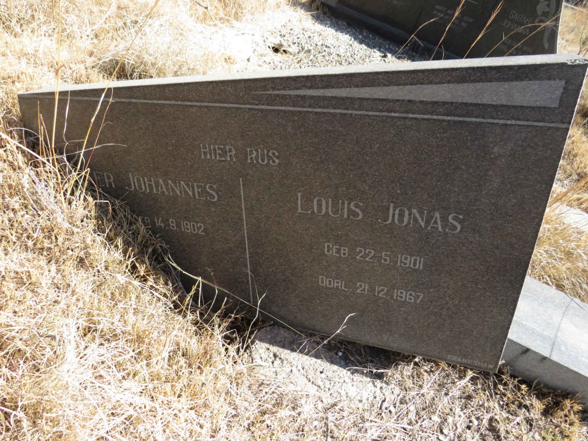 KOEN Louis Jonas 1901-1967 & Pieter Johannes DE JAGER 1902- 