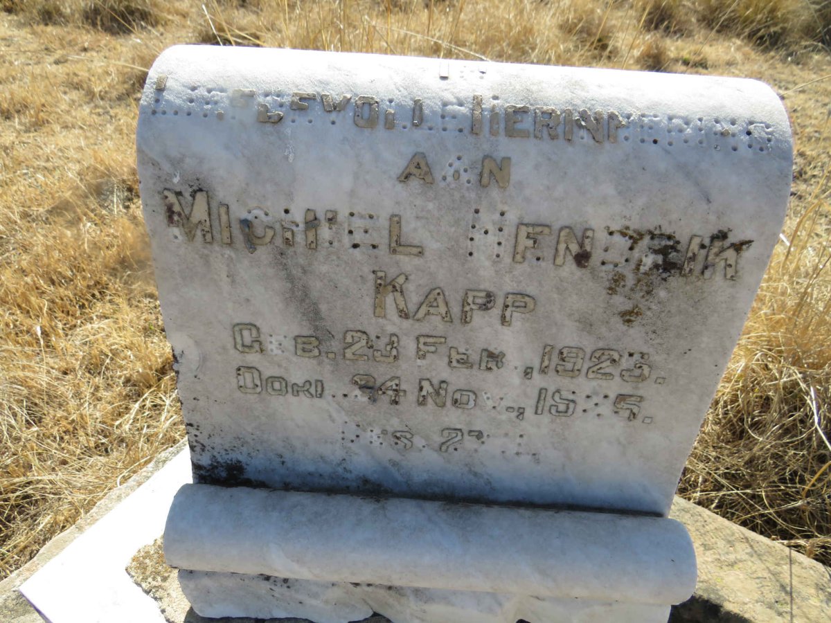 KAPP Michiel Hendrik 1923-1925