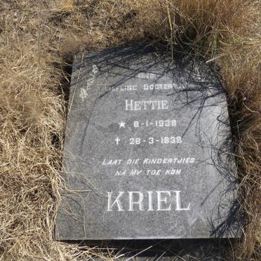 KRIEL Hettie 1938-1938