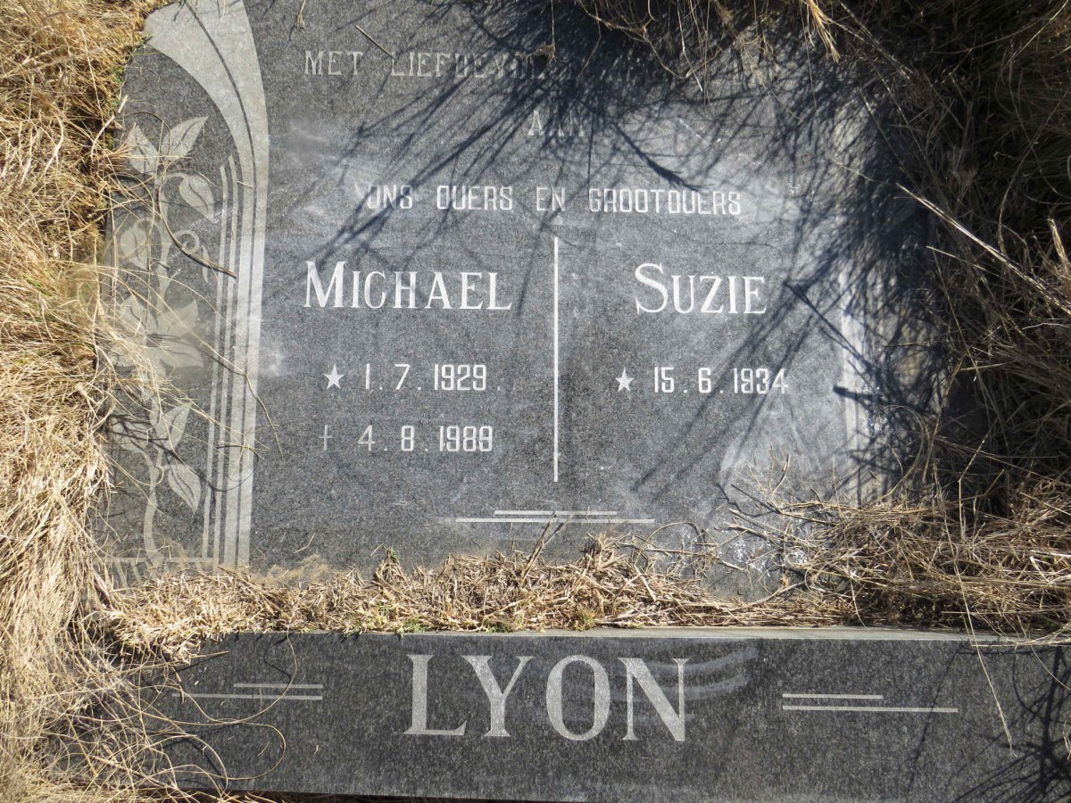 LYON Michael 1929-1989 &amp; Suzie 1934-