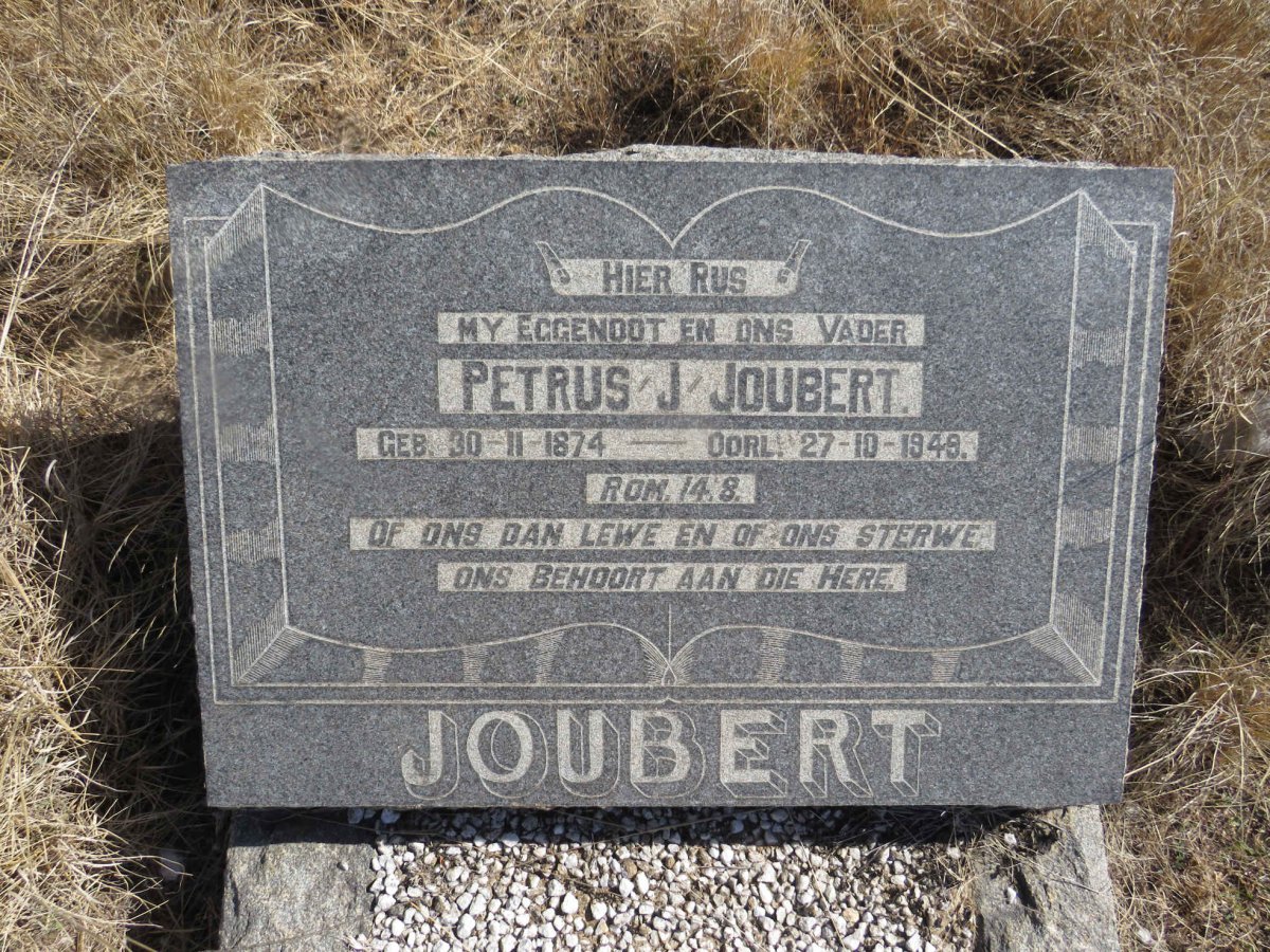 JOUBERT Petrus J. 1874-1949