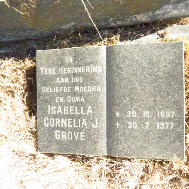 GROVE Isabella Cornelia J. 1897-1977