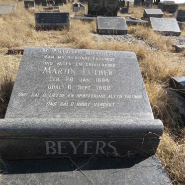 BEYERS Martin Luther 1884-1960