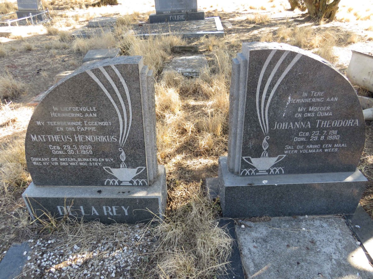 REY Mattheus Hendrikus, de la 1908-1959 &amp; Johanna Theodorus 1911-1980
