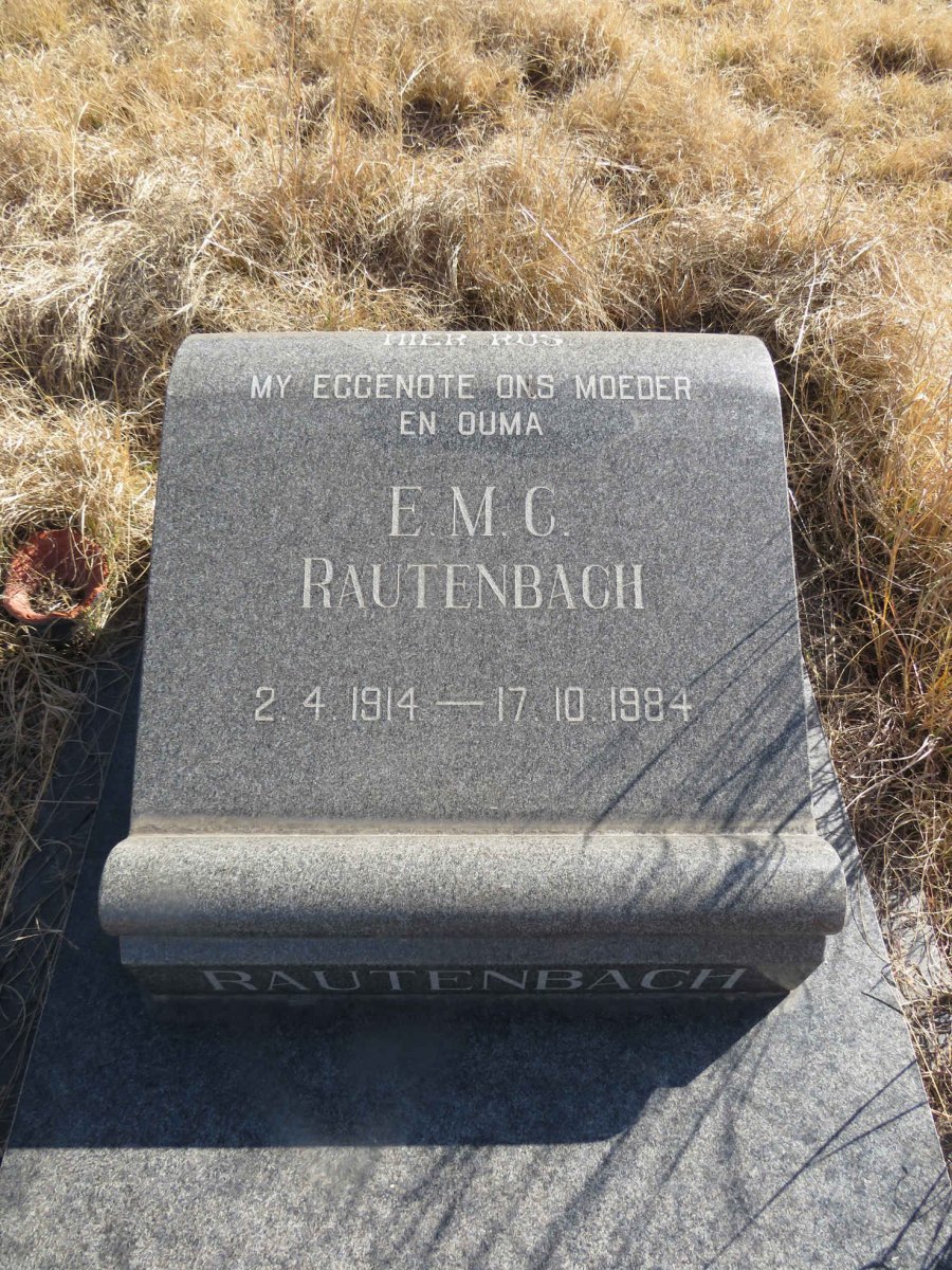 RAUTENBACH E.M.C. 1914-1984