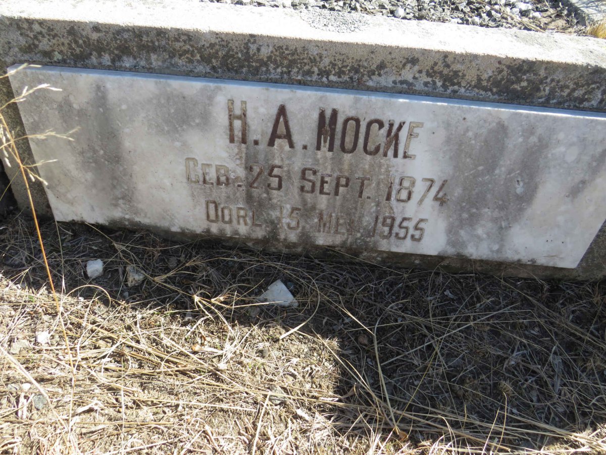 MOCKE H.A. 1874-1955
