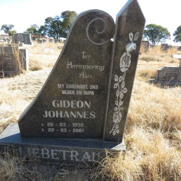 LIEBETRAU Gideon Johannes 1930-2001