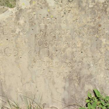 COETZER Elzie Johanna Susanna 1831-912