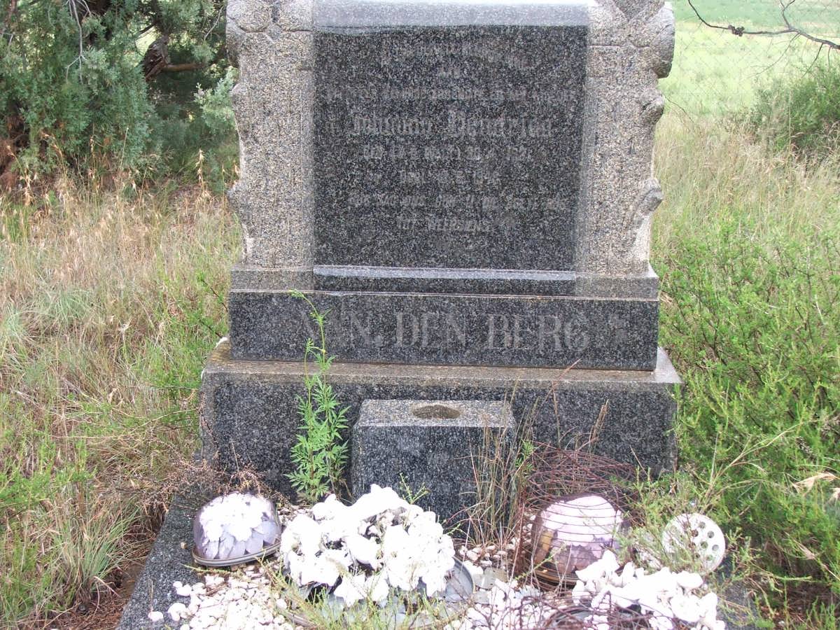 BERG Johanna Hendrina, van den 