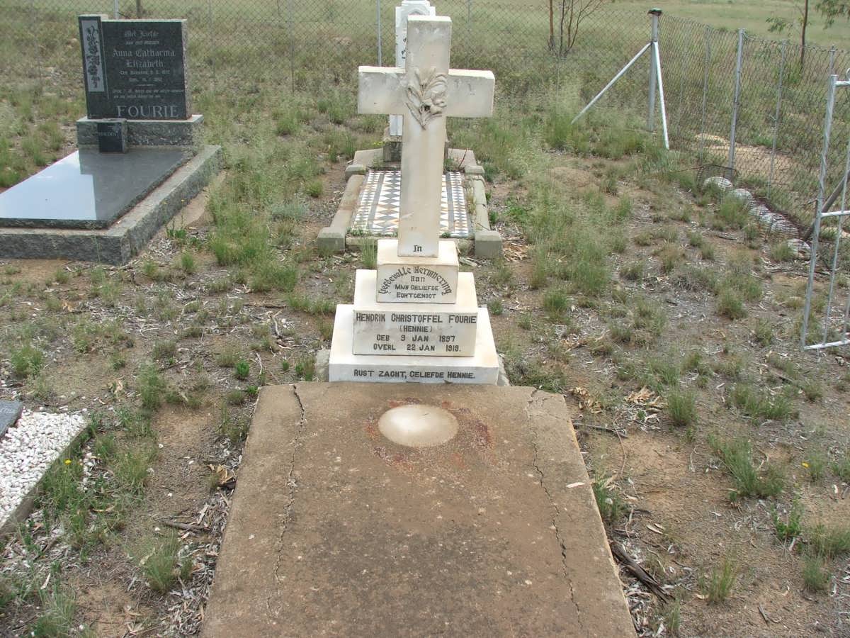 FOURIE Hendrik Christoffel 1897-1919