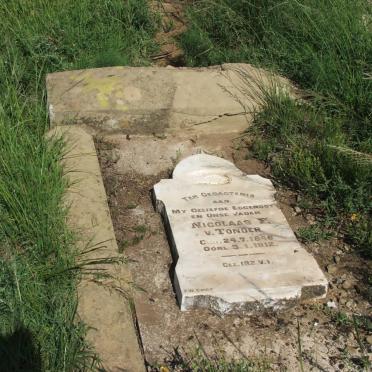 TONDER Nicolaas F., V. 1856-1912