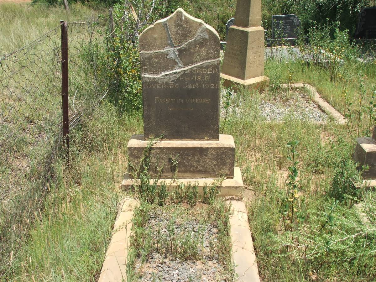 TONDER Elsie, van 1871-1921