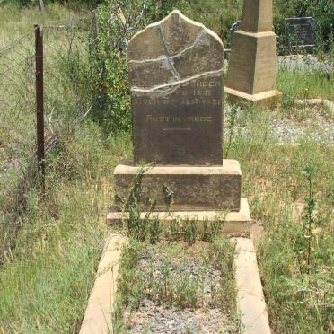 TONDER Elsie, van 1871-1921