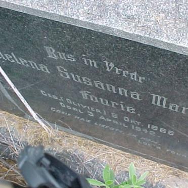 FOURIE Helena Susanna Maria nee OLIVIER 1866-1942