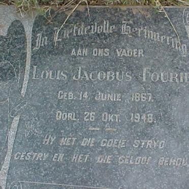FOURIE Louis Jacobus 1867-1948