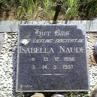 NAUDÉ Isabella 1956-1957
