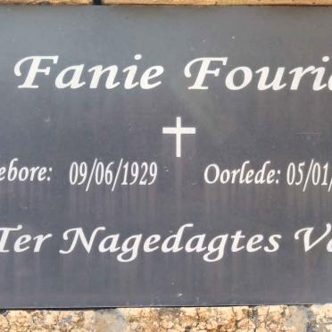 FOURIE Fanie 1929-2009