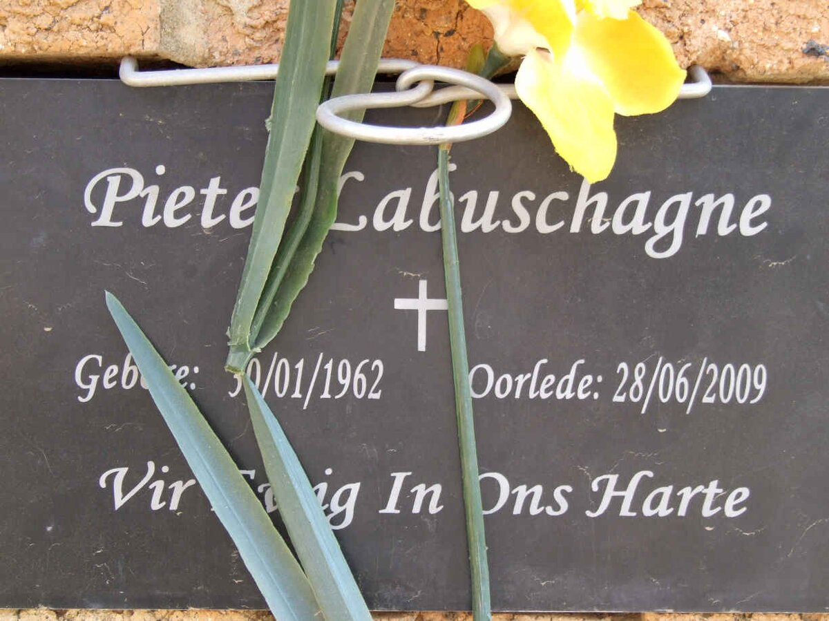 LABUSCHAGNE Pieter 1962-2009