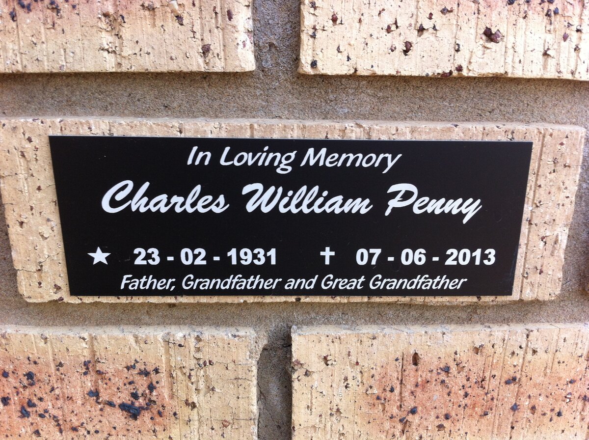 PENNY Charles William 1931-2013