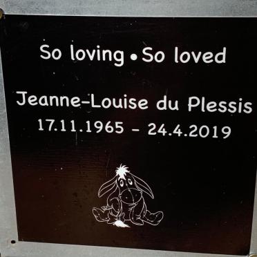 PLESSIS Jeanne-Louise, du 1965-2019