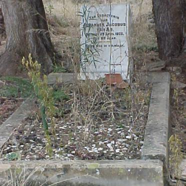 AS Johannes Jacobus, van -1922