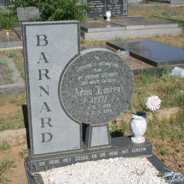 BARNARD Adam Lourens 1938-1994