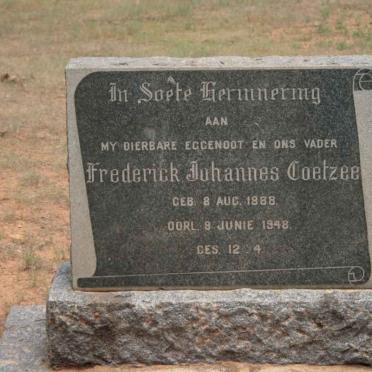 COETZEE Frederick Johannes  1888-1948