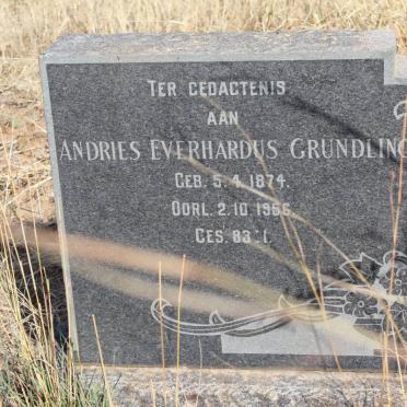 GRUNDLINGH Andries Everhardus 1874-1966