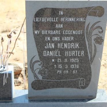 HURTER Jan Hendrik Daniel 1925-1978