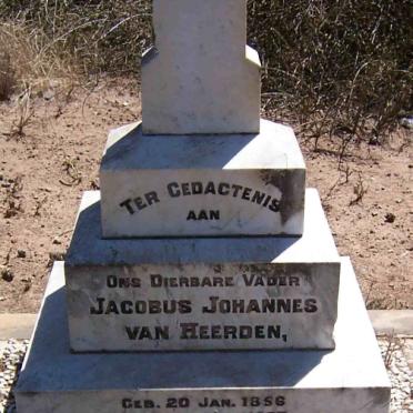 HEERDEN Jacobus Johannes, van 1856-1927