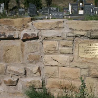 JURGENS Susara Johanna Catharina nee MENTZ 1920-2000