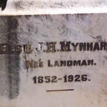 MYNHARDT Elsie J.H. nee LANDMAN 1852-1926