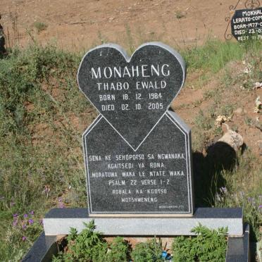 MONAHENG Thabo Ewald1984-2005