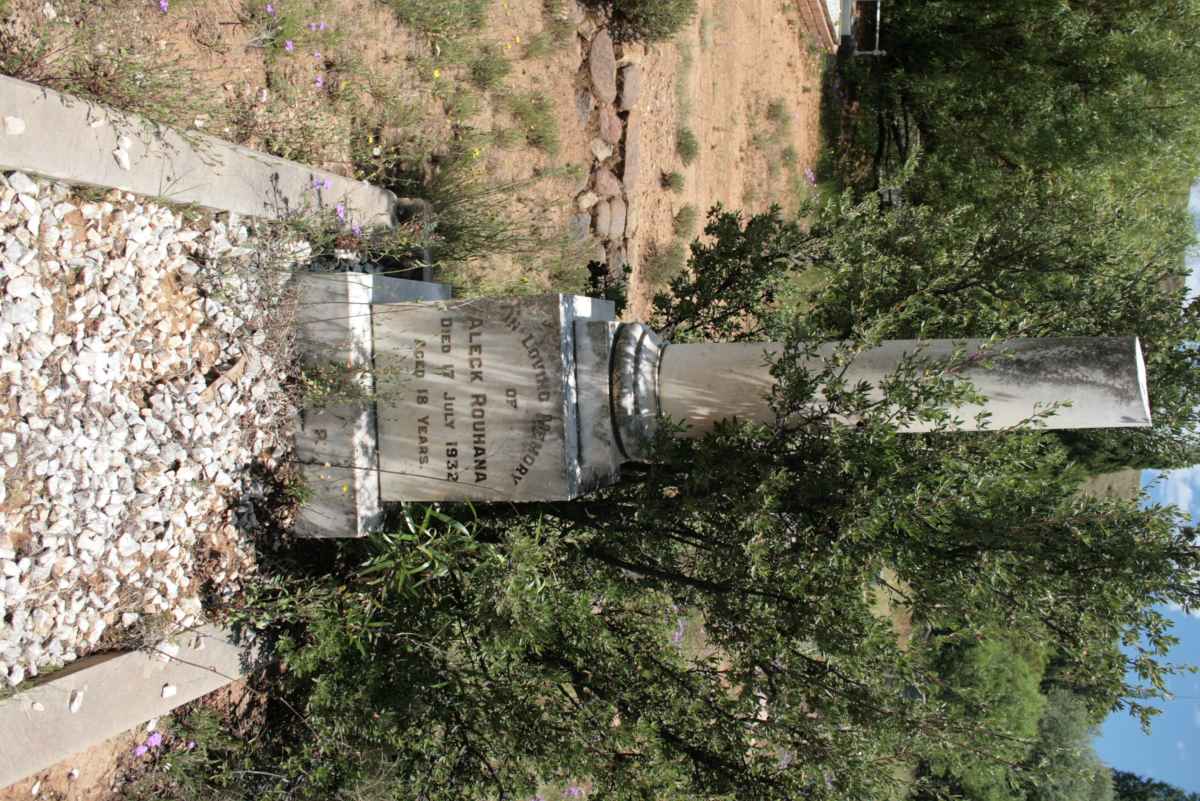 ROUHANA Aleck  -1932