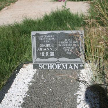 SCHOEMAN George Johannes 1928-2003