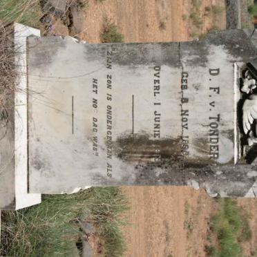 TONDER D.F., v. 1888-1915