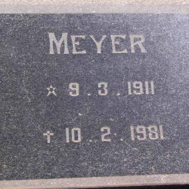 TONDER Meyer, van 1911-1981