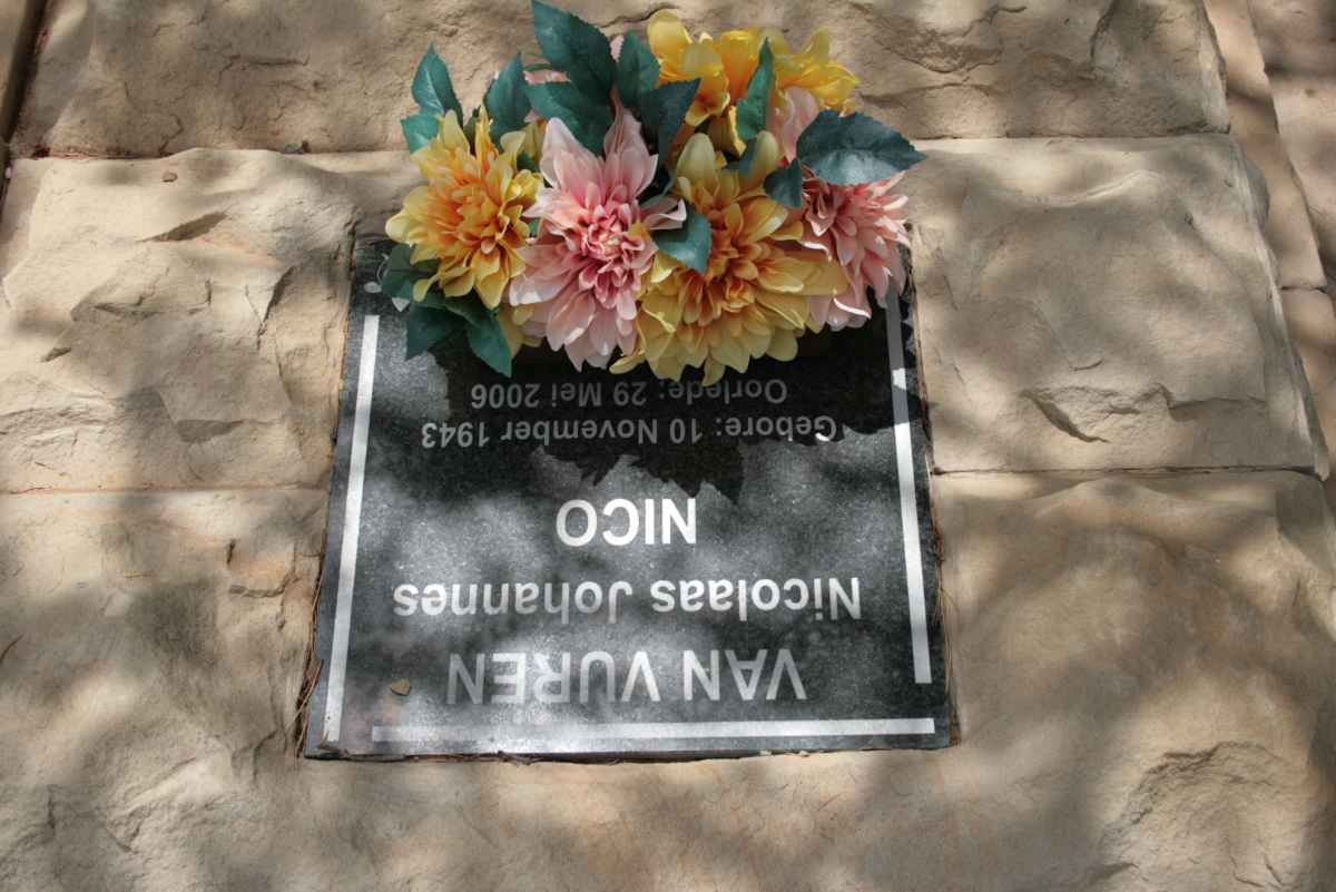 VUUREN Nicolaas Johannes, van 1943-2006