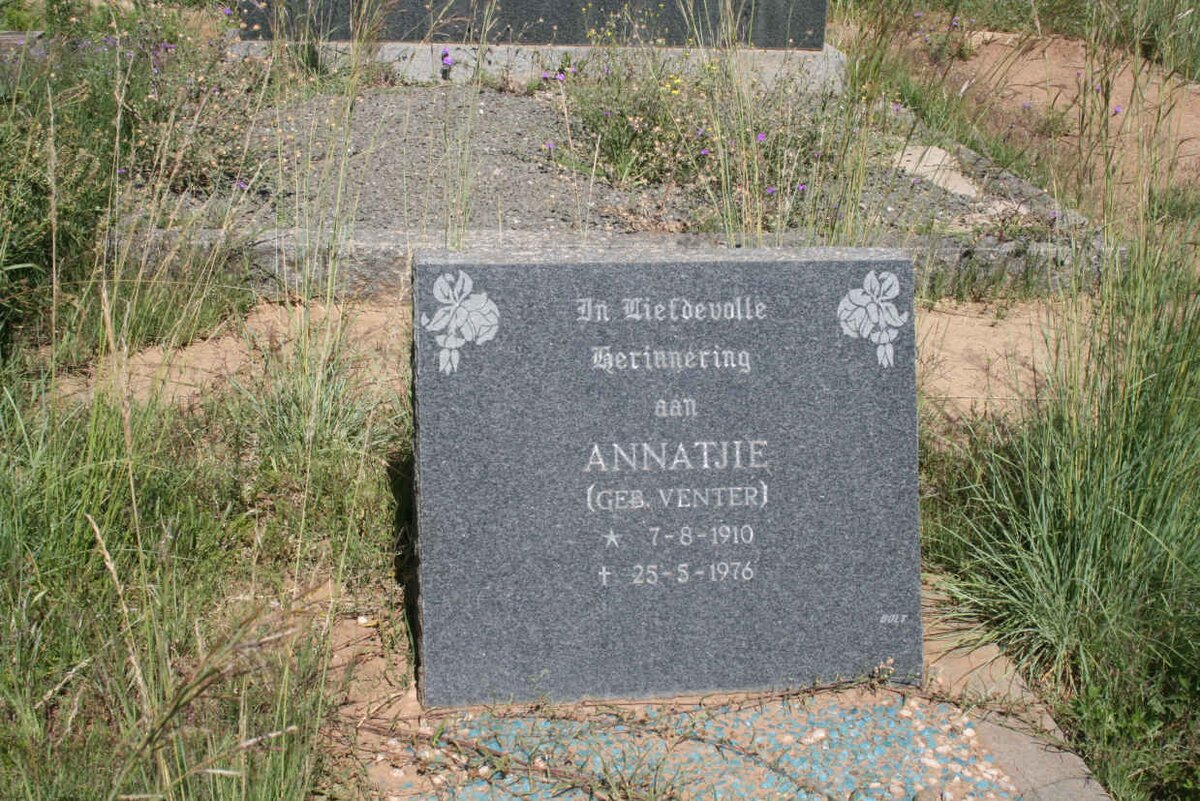 VENTER Annatjie 1910-1976