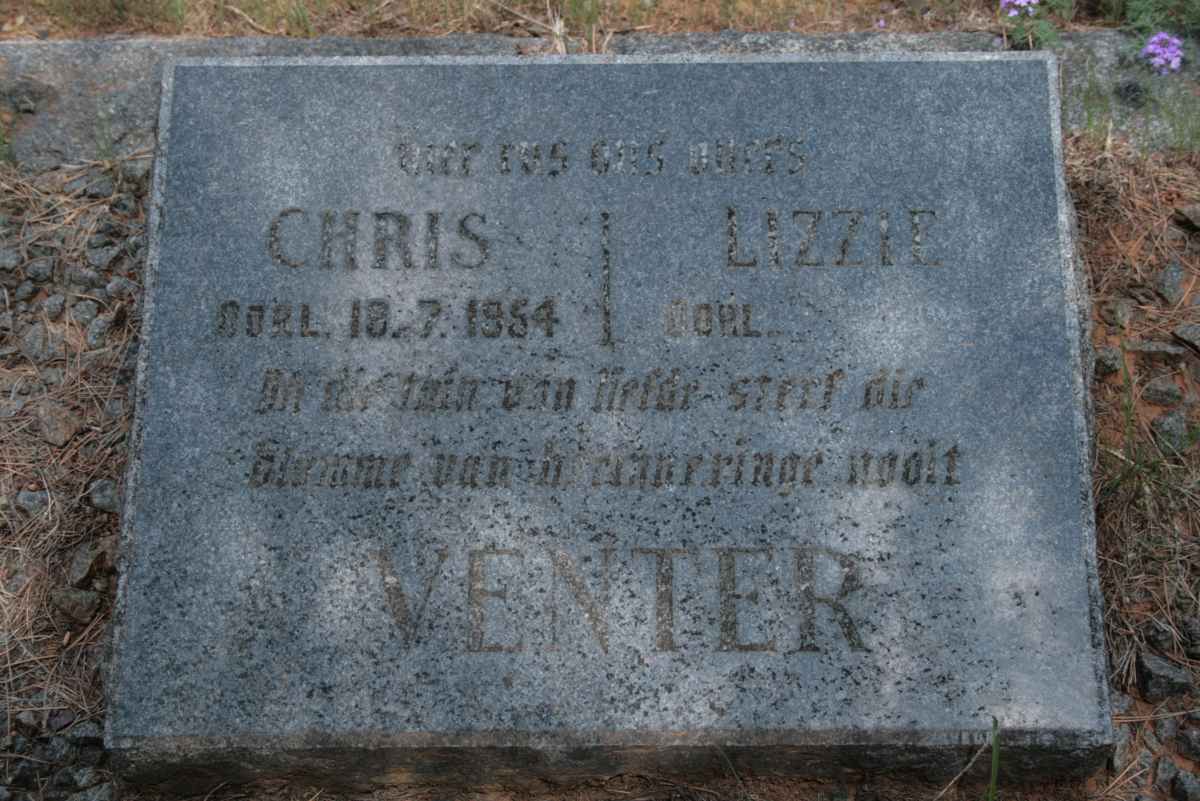 VENTER Chris  -1954 &amp; Lizzie