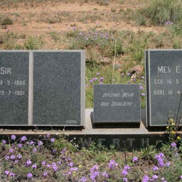 WERTH Sir 1886-1961 &amp;  E.C. 1885-1935