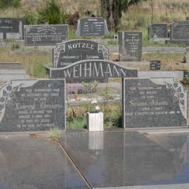 WEIHMANN  Lodewyk Theodorus 1908-1994 &amp; Susanna Johanna VAN TONDER 1914-2004