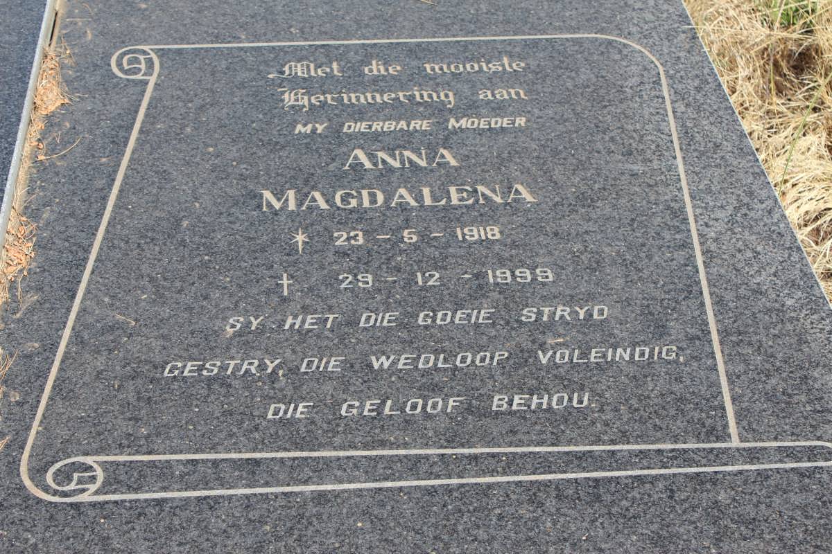 ? Anna Magdalena 1918-1999