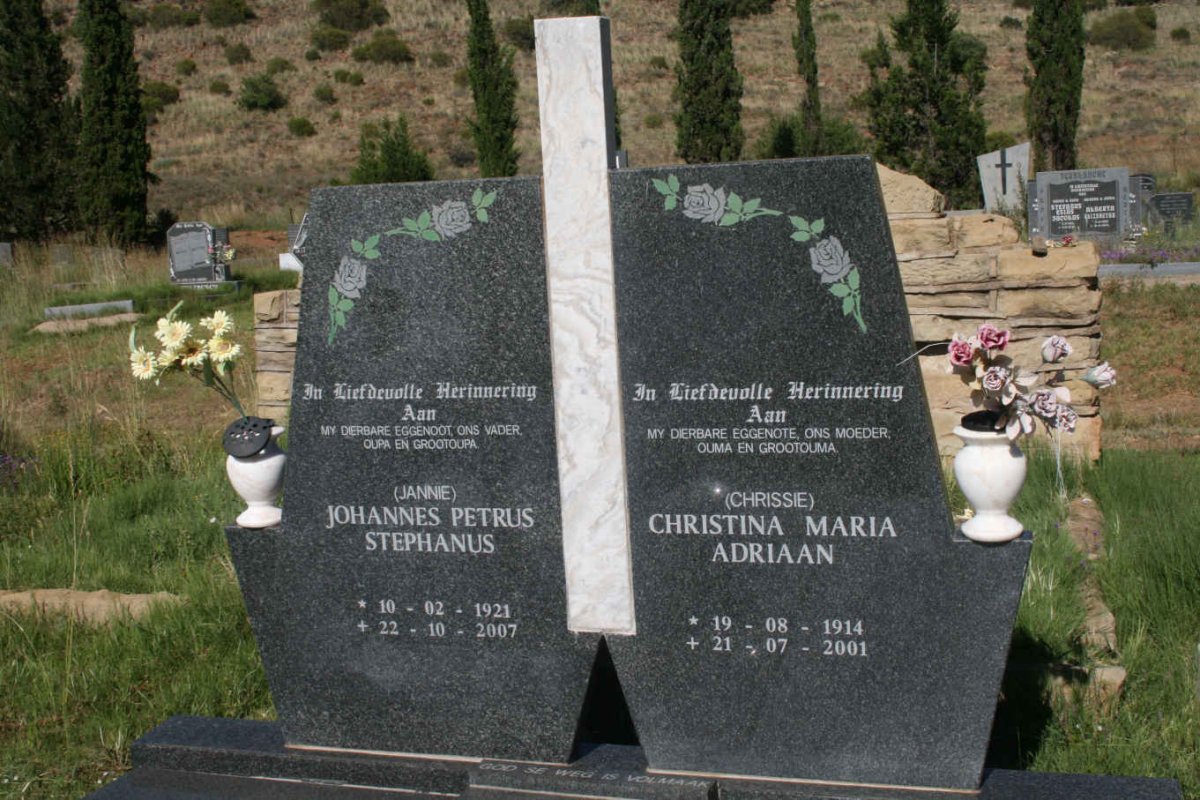 ?? Johannes Petrus Stephanus 1921-2007 &amp; Christina Maria Adriaan 1914-2001