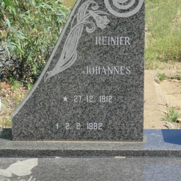 BOTHA Reinier Johannes 1912-1982 &amp; Maria Elizabeth HERBST 1922-2016